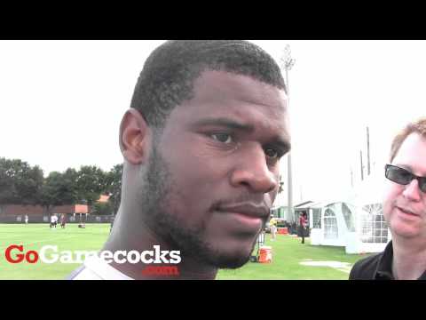 David Williams after Sept. 3 Gamecocks practice