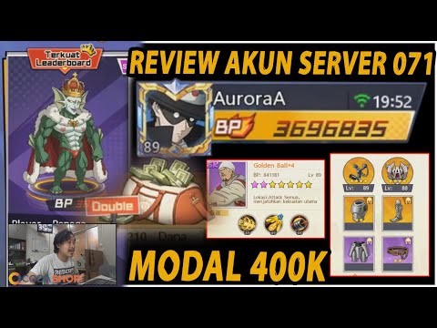 🔥🔥REVIEW AKUN TOP 4 BP DI SERVER 071 [MODAL 400RIBU] - ONE PUNCH MAN: The Strongest