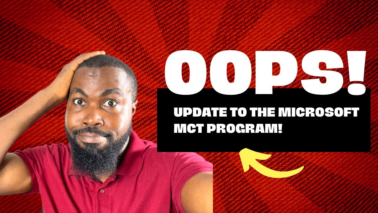 Microsoft Certified Trainer: Update to the Microsoft MCT Program!