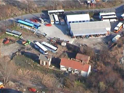 2007-Szeged villamos pálya levegőből