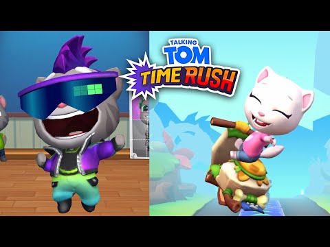 Talking Tom Time Rush - Tom and Angela Endless Run and Changing Stage - YouTube