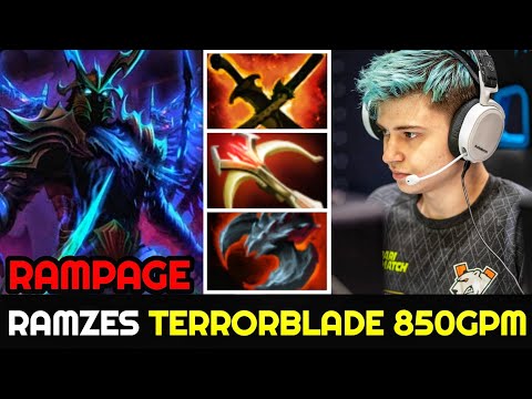 RAMZES Terrorblade Rampage & Outplayed Enemies with Crazy Daedalus Build 7.26 Dota 2