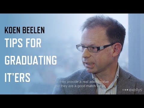 2 tips for IT graduates from IT Account Manager Koen Beelen (Belfius Insurance)