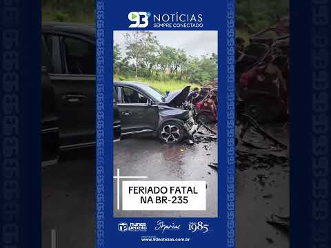 🚨💥 TRAGÉDIA NA BR-235: COLISÃO DEIXA QUATRO MORTOS E TRÊS FERIDOS EM AREIA BRANCA