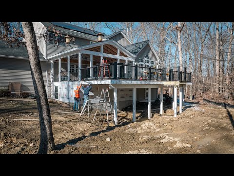 Freeze Frame: Battling Winter Chill to Perfect the Deck Edge | Bel Air Update