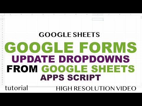 Google Forms with Google Sheets Spreadsheet How to Link Them Together Part 1