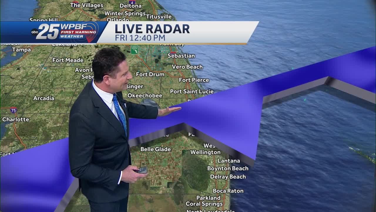 Cold front moves through South Florida