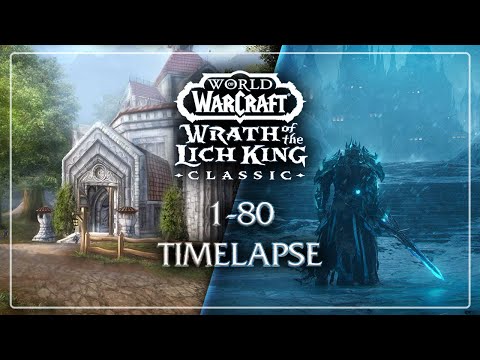 World of Warcraft: Wrath of the Lich King Classic 1-80 in 3 Hours (Leveling Timelapse)