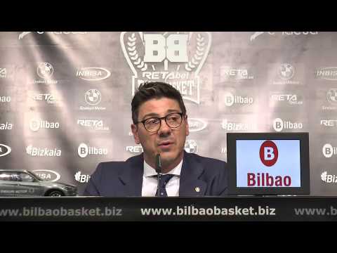 Katsikaris, tras el Bilbao Basket 67 - Cantera Base 1939 Canarias 74 (ACB 17/18)