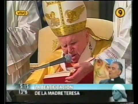 Beatificación de Madre Teresa (18-10-2003)