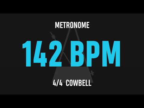 142 BPM 4/4 - Best Metronome (Cowbell)