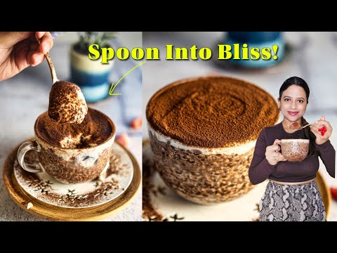 Tiramisu Overnight Oats Recipe | High Protein, Meal Prep-Friendly Breakfast