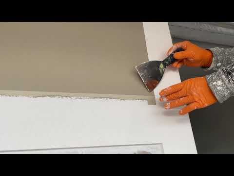 Riproduzione di fasce a 2 colori su intonaco civile esterno