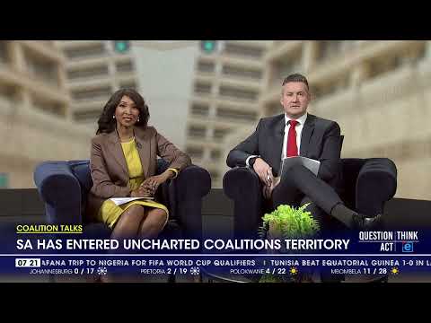 Coalition Talks SA has entered unchartered coalitions territory