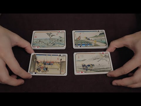 Hiroshige Playing Cards ASMR - Roleplay Remedy