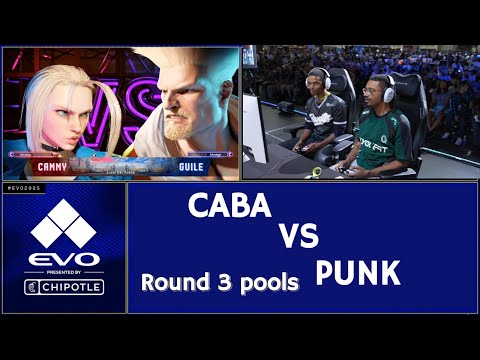 SF6 EVO 2025 - Round 3 Pools: Caba (Guile) vs Punk (Cammy)