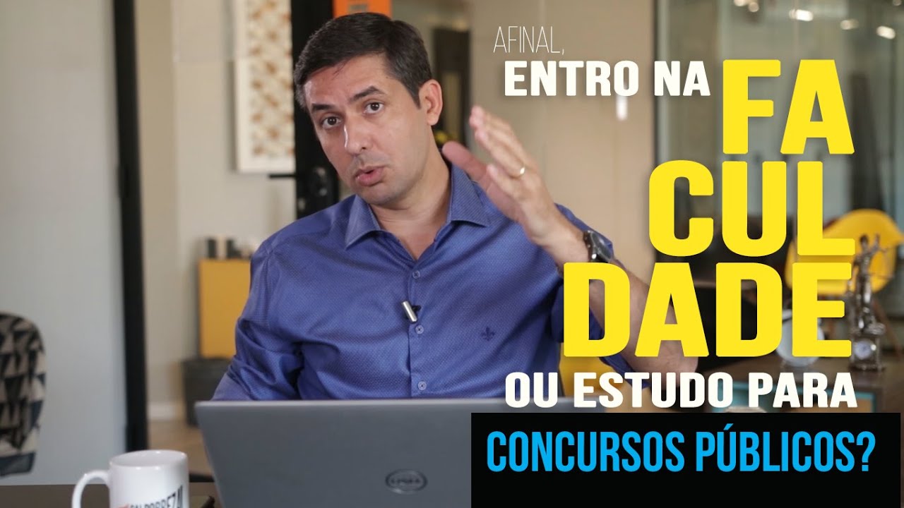 Entro na faculdade ou estudo para concursos públicos? | Aragonê Fernandes