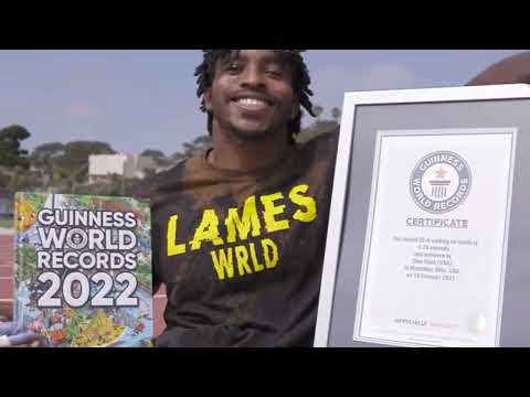 #WorldRecords #motivation - The - Fastest Man On Two Hands - wrestler and athlete Zion Clark.