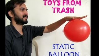 STATIC BALLOON - ENGLISH - Fun Experiment with Static Electricity!