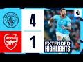 EXTENDED HIGHLIGHTS | Man City 4-1 Arsenal | De Bruyne, Stones & Haaland Goals!