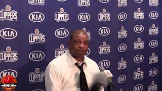 Doc Rivers On Kawhi's Unique Leadership, Patrick Beverly's Toughness, Shamet Injury Update.