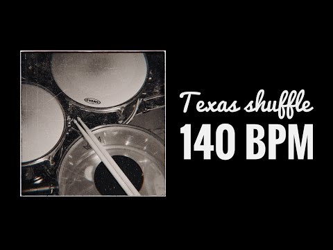 140 BPM | Texas Shuffle | Drum Track | Metronome