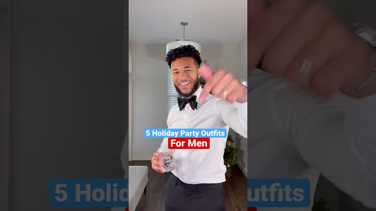 5 Holiday Party Outfits | Mens Fashion #Shorts