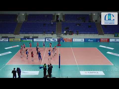 Czech volleyball team dance after the successful qualifying to CEV ME U18
