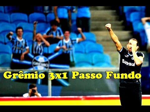 GAUCHÃO 09/03/2014 - Grêmio 3x1 Passo Fundo