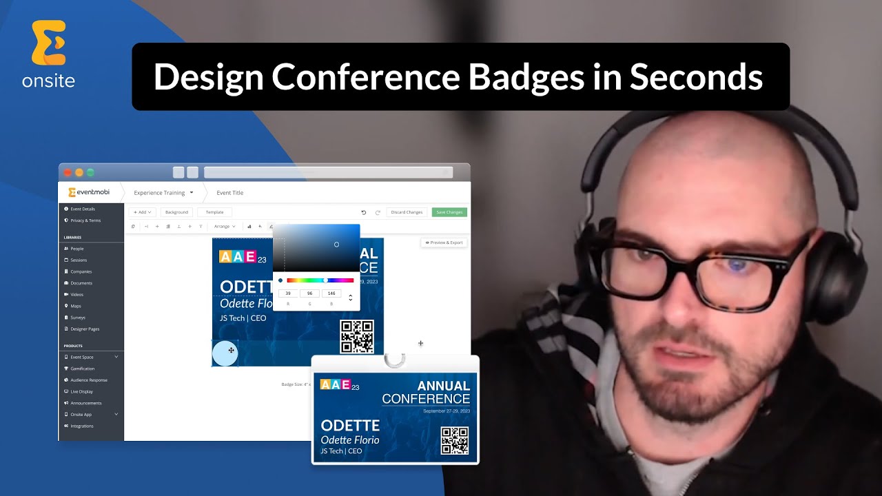 Conference Badge Design: Manage it Like a Pro! | Event Tech Insiders: Do More With Less