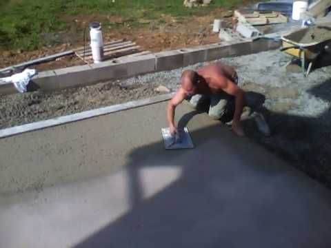 comment nettoyer beton desactive