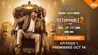 Unstoppable with NBK Season 2 Trailer | #NandamuriBalaKrishna | From October 14th | ahaVideoIN