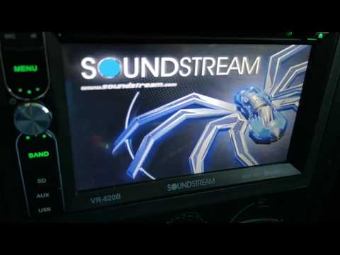 Autoestéreo Soundstream VR-620B con pantalla