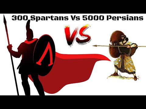 300 Spartans Vs 5000 Persians.