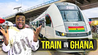 Traveling In A Train In Ghana For The First Time. You Will Love It 🇬🇭🇬🇭