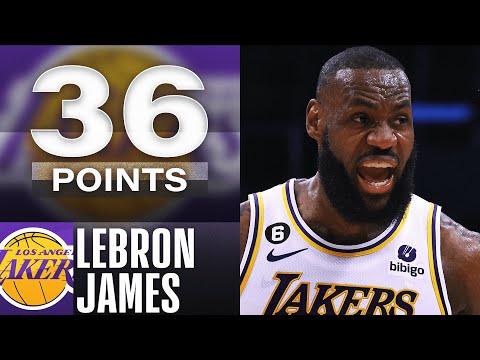 LeBron James GOES OFF For 36 Points In Lakers W! | April 9, 2023