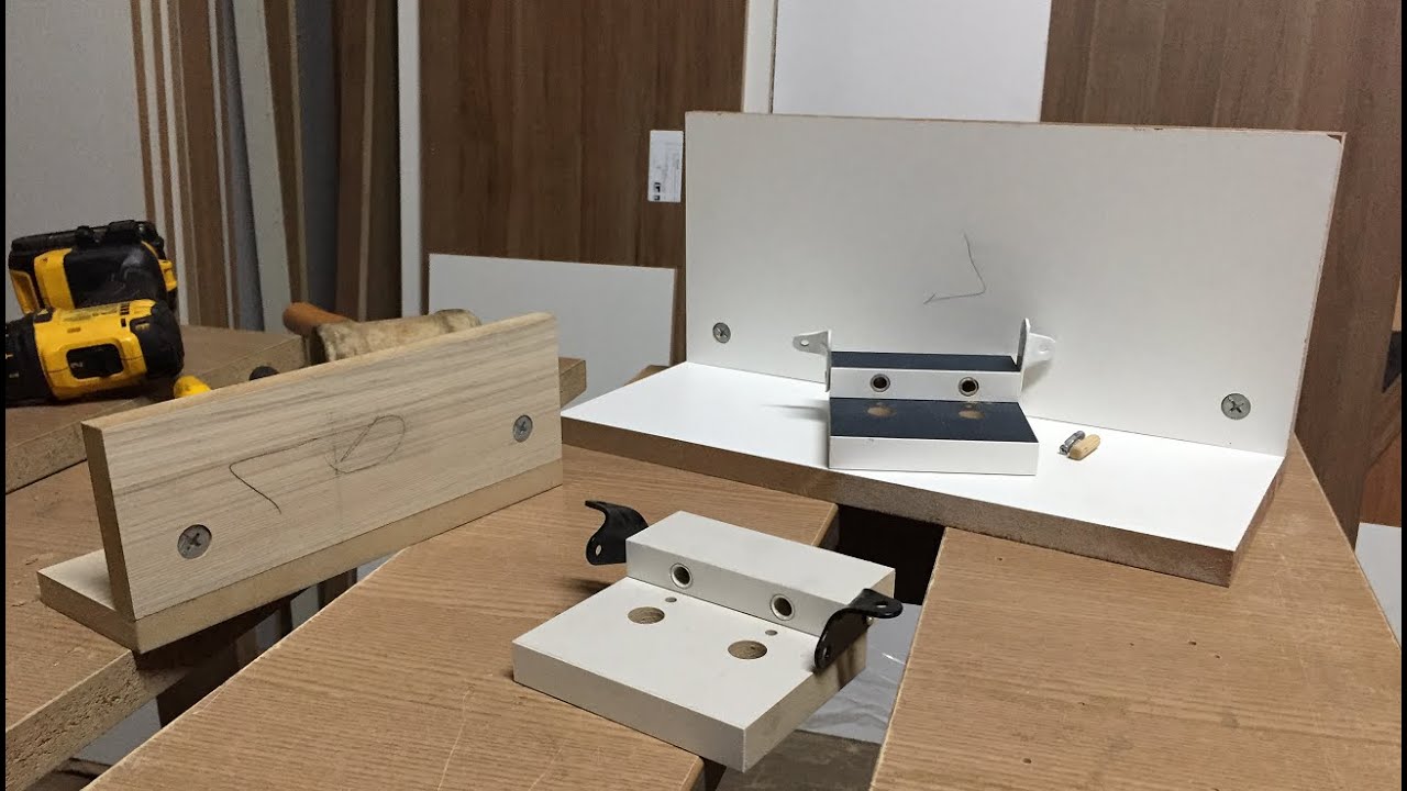 Gabarito de Minifix e Cavilha para MDF 15mm ou 18mm