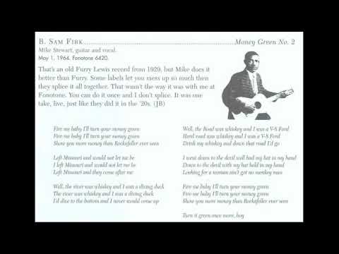 Backwards Sam Firk (Mike Stewart) "Money Green No. 2"