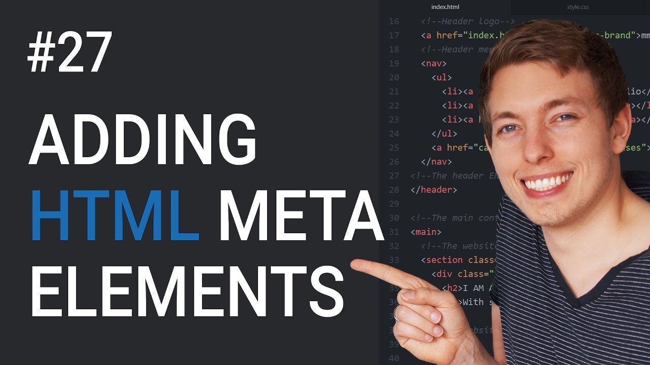 27: Which HTML Meta Tags Are Required in A Website | Learn HTML and CSS | Full Course For Beginners