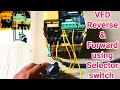 Yaskawa VFD V1000 Reverse Forward Operation Using Selector Switch Vfd Reverse Forward Wiring