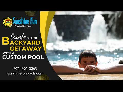 Backyard Getaway, College Station Custom Pool Builder