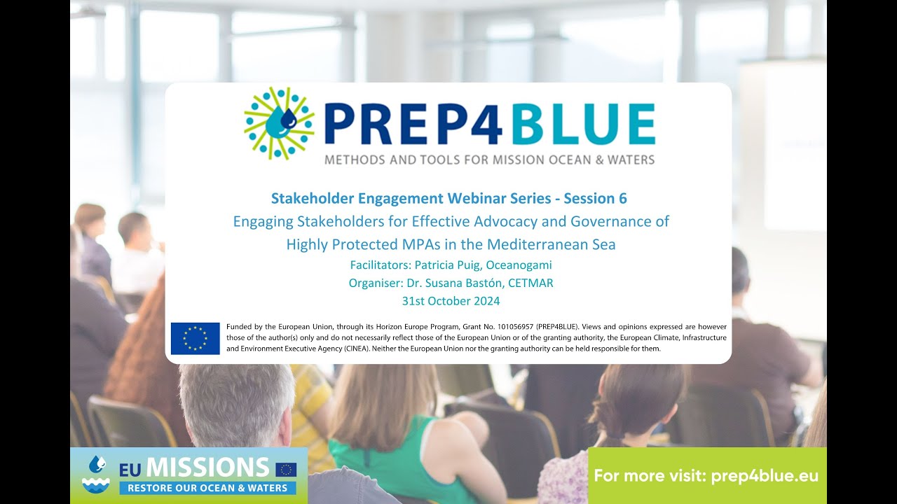 PREP4BLUE Stakeholder Engagement Webinar 6
