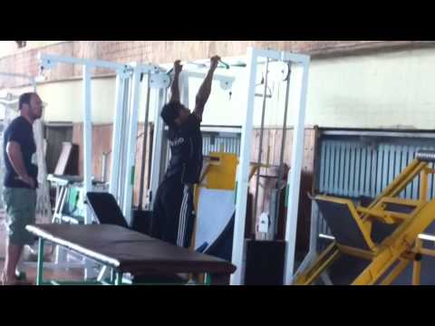 Guillaume Elmont Training for the olympics