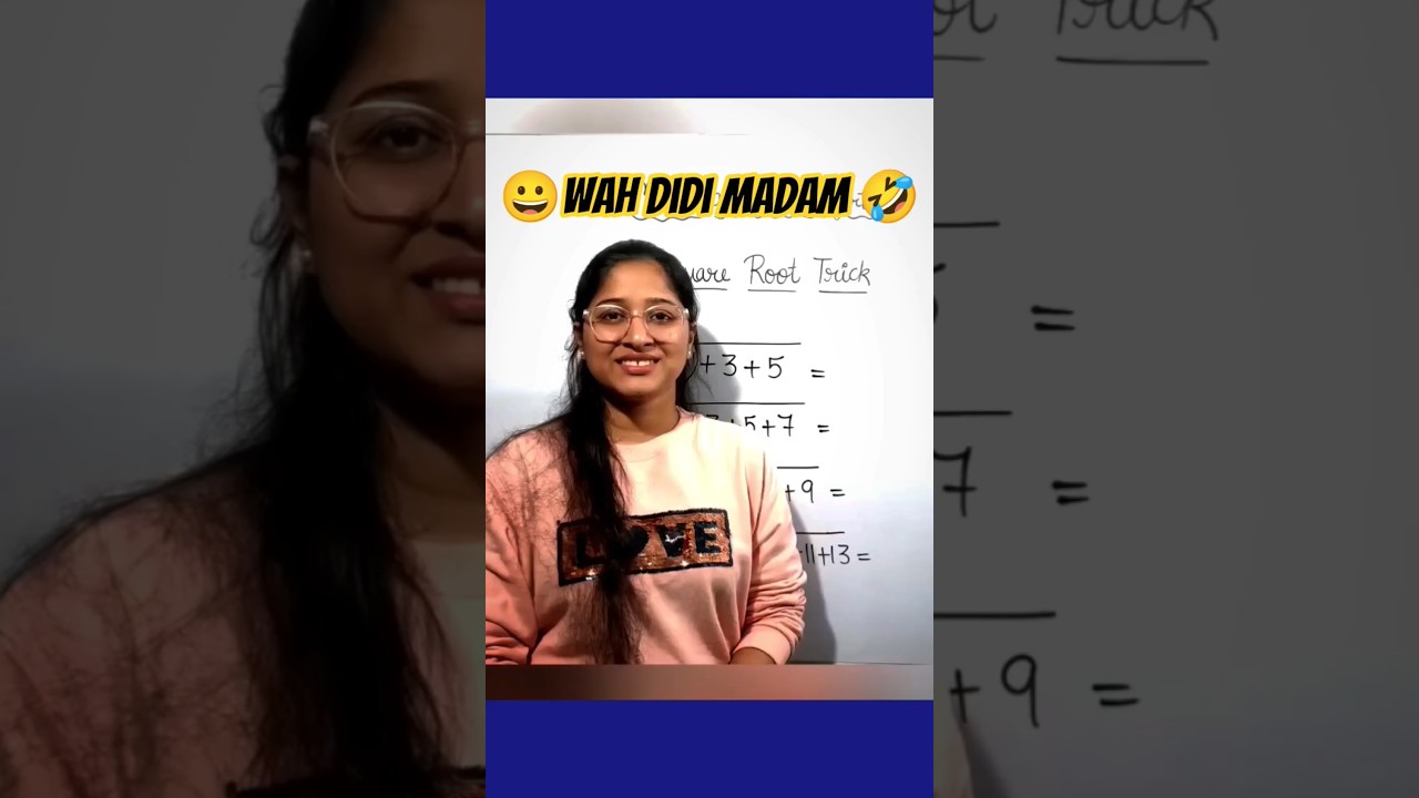 Square Root trick 😀 maths viral tricks | square and square root shortcut | Maths classes ssc cgl