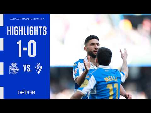 Resumen del RC Deportivo 1-0 SD Eibar