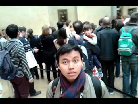 Jalan-jalan di Paris - Bertemu neng Mona Lisa