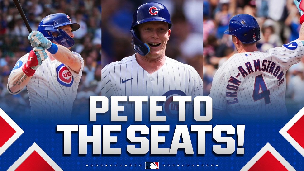 Pete Crow-Armstrong LAUNCHES his 28th home run of the season for the Cubs! 🐻💪 | MLB Highlights