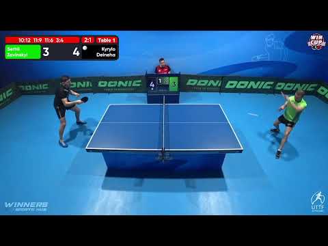 10:00 Serhii Zavinskyi 3 - 1 Kyrylo Deineha West 1 WIN CUP 30.11.2022 | TABLE TENNIS WINCUP