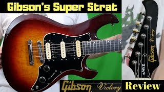 Video thumbnail for Gibson's Strat Killer | 1981 Gibson Victory MVX Super Strat Sunburst | Review + Demo by The Trogly's Guitar Show