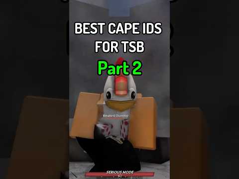 BEST CAPE IDS FOR TSB PART 2 #roblox #tsb #thestrongestbattlegrounds #combo